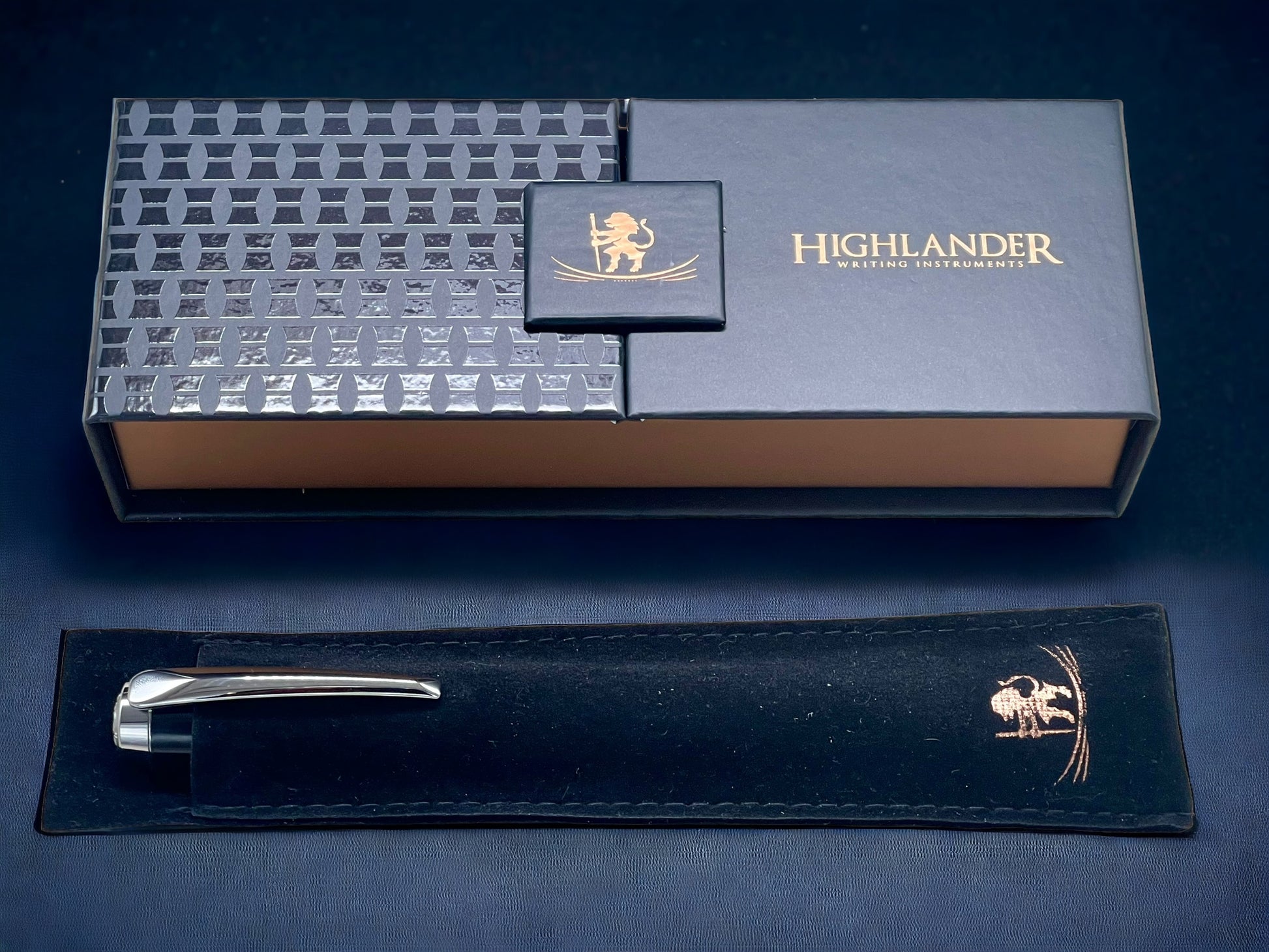 Exotic Gaboon Ebony, One of a Kind, Highlander "SKYE" Black Titanium Handmade Fountain Pen, Custom, Artisan Rare & Unique Handcrafted in CO. - HighlanderPen