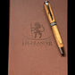Certified Bethlehem Olivewood Black Titanium Fountain Pen - The Perfect Gift