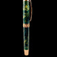 Red Gold “British Racing Green” Handmade Rollerball Pen. One of a Kind, Handcrafted by Highlander Pen in CO. Box, Sleeve, & Ink Included. [ML-RB-1218-01]