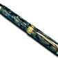 Elegant “Black Pewter” Handcrafted Luxury Gold Fountain Pen, One of a Kind, Handmade in Colorado. Ink, Converter, Sleeve, & Box Included. - HighlanderPen