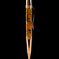 Rose Gold "Tiger’s Eye" Handmade Glasgow Ballpoint Pen. One of a Kind, Handcrafted by Highlander Pen in CO. Box, Ink, & Sleeve Included. [ML-BP-1212-04]