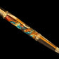 Dragon Skin | Red Gold Glasgow Ballpoint Pen | Luxury Writing Instrument by Highlander