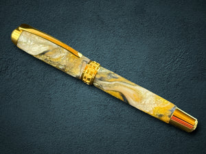 Highlander “Reflections” | Handcrafted Gold Fountain Pen - A Thoughtful Gift