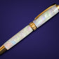 Red Gold “Amethyst Opal” Handcrafted Highlander Fountain Pen - Perfect Gift
