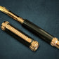 Edinburgh “Signature Black Onyx” | Red Gold Fountain Pen | Handcrafted Black Resin