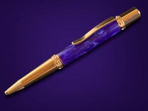 Royal Amethyst | Glasgow Red Gold Ballpoint Pen | Crown Jewels Collection