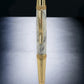 White and Black Marble, One of a Kind, Gold, Pearlescent Acrylic Ballpoint Pen. Custom Handcrafted, Artisan Rare, Handmade in Colorado. - HighlanderPen