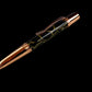 Authentic Burmese Python Red Gold Ballpoint Pen [ML-BP-0207-01]