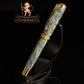 Highlander “Galactic Sea” | Gold Rollerball Pen | One-of-a-Kind Handmade Luxury Gift