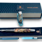 Beautiful “Molten Metals” Black Titanium Fountain Pen, Artisan Handcrafted Writing Instrument. Converter, Ink, Sleeve & Box Included. - HighlanderPen