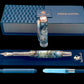 Striking “Molten Metals” Acrylic Rose Gold Fountain Pen, One of a Kind, Handmade in Colorado. Ink, Converter, Pen Sleeve & Box Included. - HighlanderPen