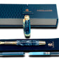 Elegant “Black-Silver” Handcrafted Luxury Gold Fountain Pen, One of a Kind, Handmade in Colorado. Ink, Converter, Sleeve, & Box Included. - HighlanderPen