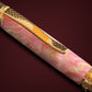 Red Gold "Rose Opal" | Handmade Glasgow Ballpoint Pen by Highlander