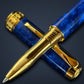 “Deep Sapphire” | Gold Rollerball Pen | Highlander Collection