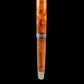 Exotic Amboyna Wood Handmade Black Titanium Rollerball Pen. One of a Kind, Handcrafted by Highlander Pen in CO. Ink, Sleeve, & Box Included. [ML-RB-1120-02]