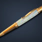 Red Gold "Black Opal" | Handmade Glasgow Ballpoint Pen by Highlander