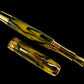 Striking “Gold and Black” Handcrafted Luxury Gold Fountain Pen, One of a Kind, Handmade in Colorado. Ink, Converter, Sleeve, & Box Included.