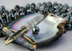 Black Opal | Black Titanium Rollerball Pen | Highlander Collection