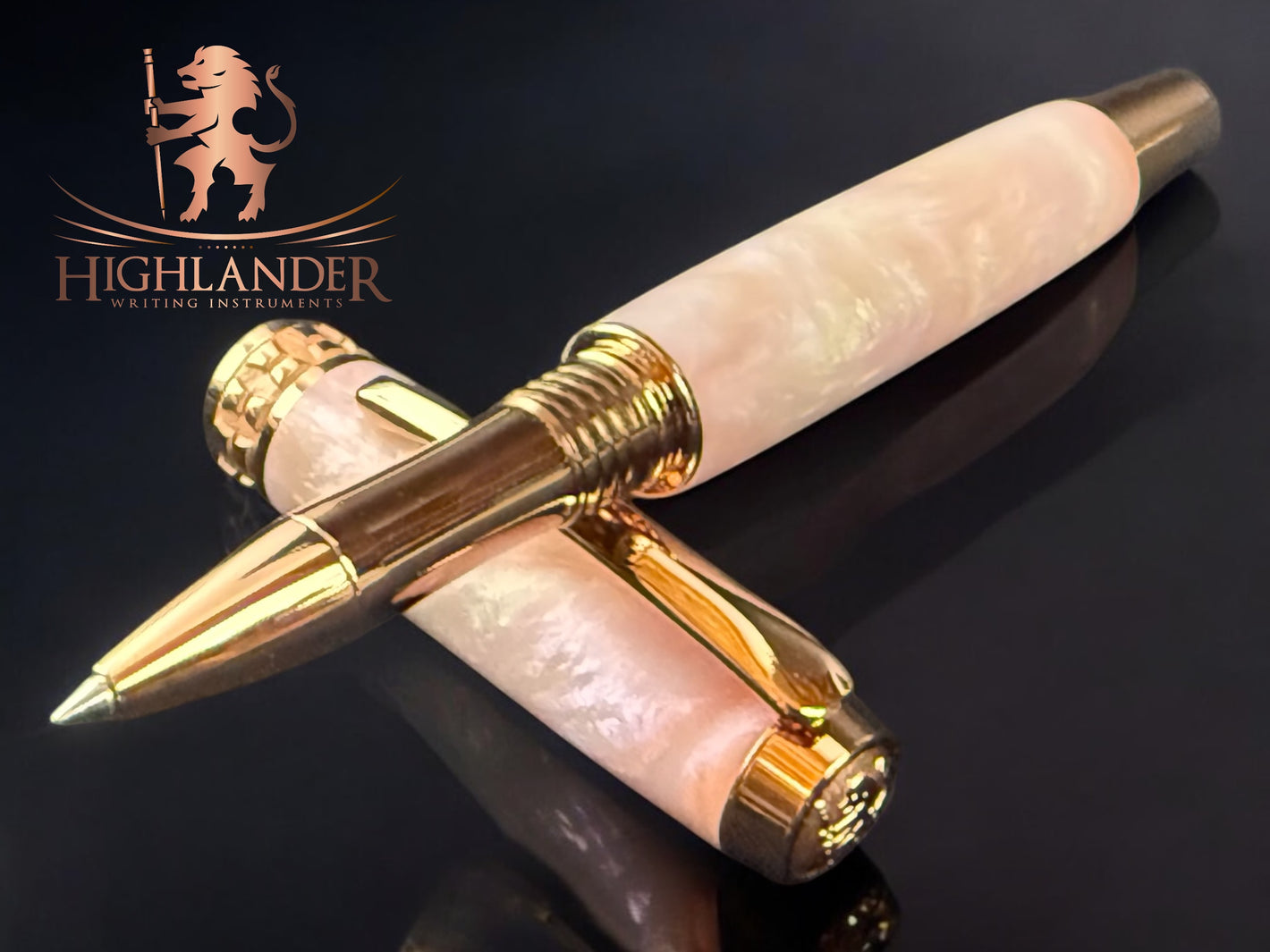 “Sunstone Opal” Rollerball Pen - A Thoughtful Present for a Writing Enthusiast