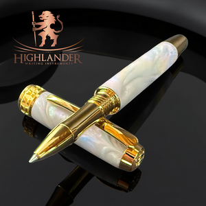 “Pastel Opal” Gold Rollerball Pen- Mother’s Day Gift