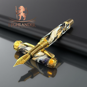 “Notre Dame" Gold Fountain Pen - Graduation Gift