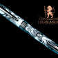 Timeless “Imperial Black” Black Titanium Fountain Pen, Artisan Handcrafted Writing Instrument. Converter, Ink, Sleeve & Box Included. - HighlanderPen