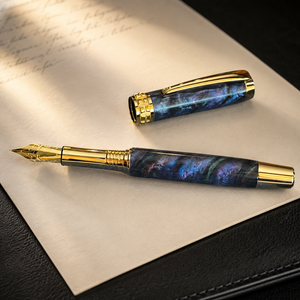 Black Opal Gold Fountain Pen