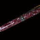 Crimson Tartan Black Titanium Rollerball Pen