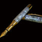 Mystic Opal Gold Fountain Pen | Handmade Luxury Pen | Schmidt #6 Nib | Made in Colorado | Highlander