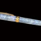 Mystic Opal Gold Fountain Pen | Handmade Luxury Pen | Schmidt #6 Nib | Made in Colorado | Highlander