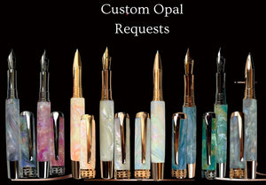 Highlander Pearl & Opal Collection | Custom Opal Pen Commission