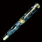 “Black & Gold Swirl” | Gold Fountain Pen | Highlander Collection