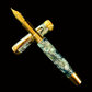 “Atlas” | Gold Fountain Pen | Highlander Collection