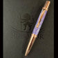 “Amethyst Opal”  | Red Gold Ballpoint Pen | Handmade in Colorado