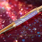 “Amethyst Opal”  | Red Gold Ballpoint Pen | Handmade in Colorado