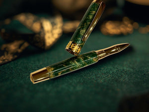 British Racing Green | Gold Rollerball Pen | Highlander Collection