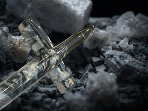 “Argentite” | Black Titanium Rollerball Pen | Handmade by Highlander