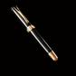 Highlander “Signature Black Onyx” | Red Gold Fountain Pen