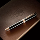 “Signature Black Onyx” | Red Gold Rollerball Pen | Highlander Collection