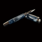 “Galactic Waterfall” | Black Titanium Rollerball Pen | Highlander Collection