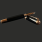 “Signature Black Onyx” | Red Gold Rollerball Pen | Highlander Collection