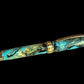 Handcrafted “Turquiose Gold” | Gold Rollerball by Highlander