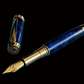 “Deep Sapphire” | Gold Fountain Pen | Highlander Collection
