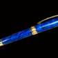 “Deep Sapphire” | Gold Rollerball Pen | Highlander Collection