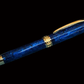 “Deep Sapphire” | Gold Fountain Pen | Highlander Collection