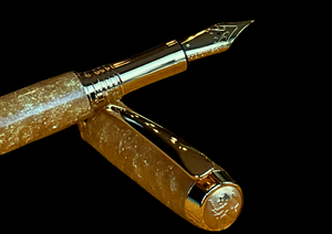 “Apollo”| Gold Fountain Pen | Highlander Collection