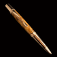 Thuya Burl Wood | Glasgow Red Gold Ballpoint Pen | Highlander Rare Wood Pen Collection