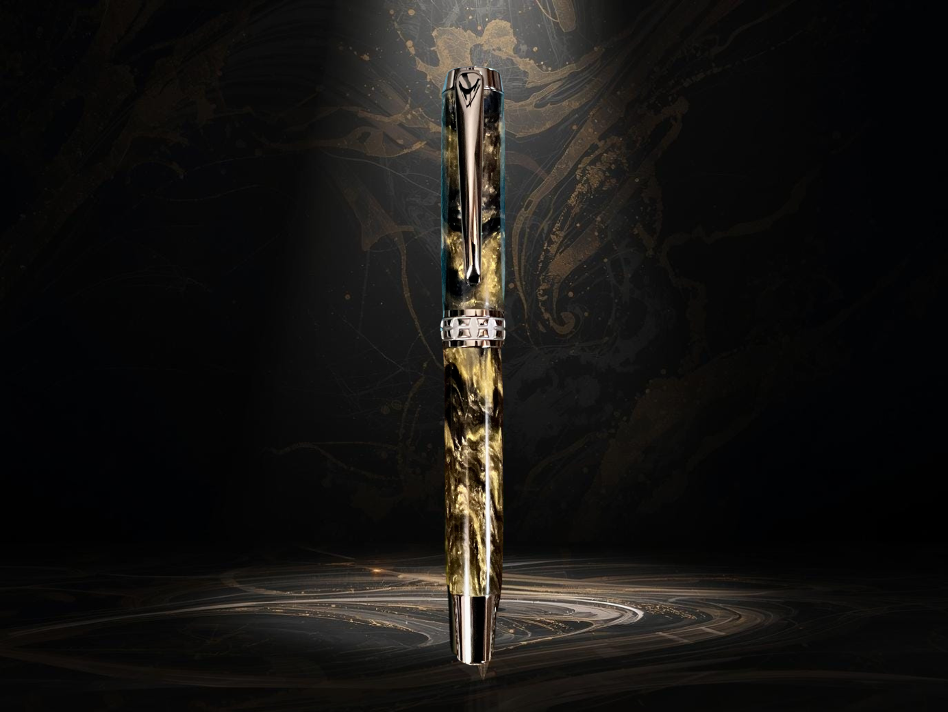 Black Gold | Black Titanium Fountain Pen