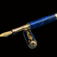 “Deep Sapphire” | Gold Fountain Pen | Highlander Collection
