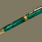 “Eternal Emerald” | Gold Rollerball Pen